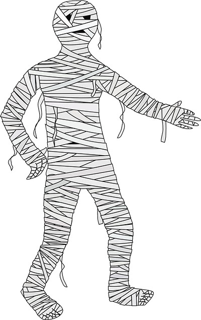 a halloween mummy