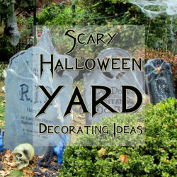 scary halloween yard decorations