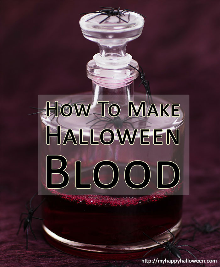how to make halloween blood at home