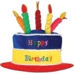 Beistle 60717 Plush Birthday Cake Hat